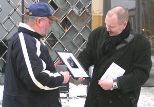 From left: Lars-Olov Stilgärd, Staffan Mossenmark, Lars Melkersson & Olle Hansson