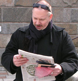 Since no one representing Love Arbén Architect Office could attend, Staffan Mossenmark read a quote by Love Arbén from todays Metro